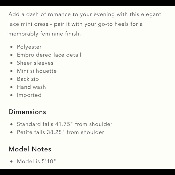 Sunday in Brooklyn Violetta Lace Mini Dress - Picture 7 of 7